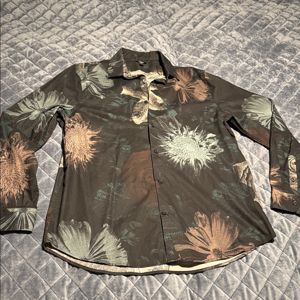 Express Slim Fit Button Down Shirt